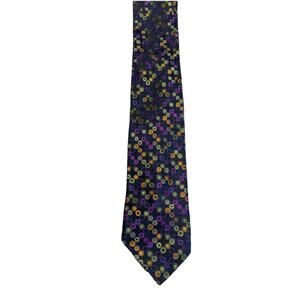 Dion Signature Black Purple Tie - Italy100% Silk